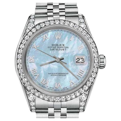 rolex datejust baby bleu|rolex datejust price.